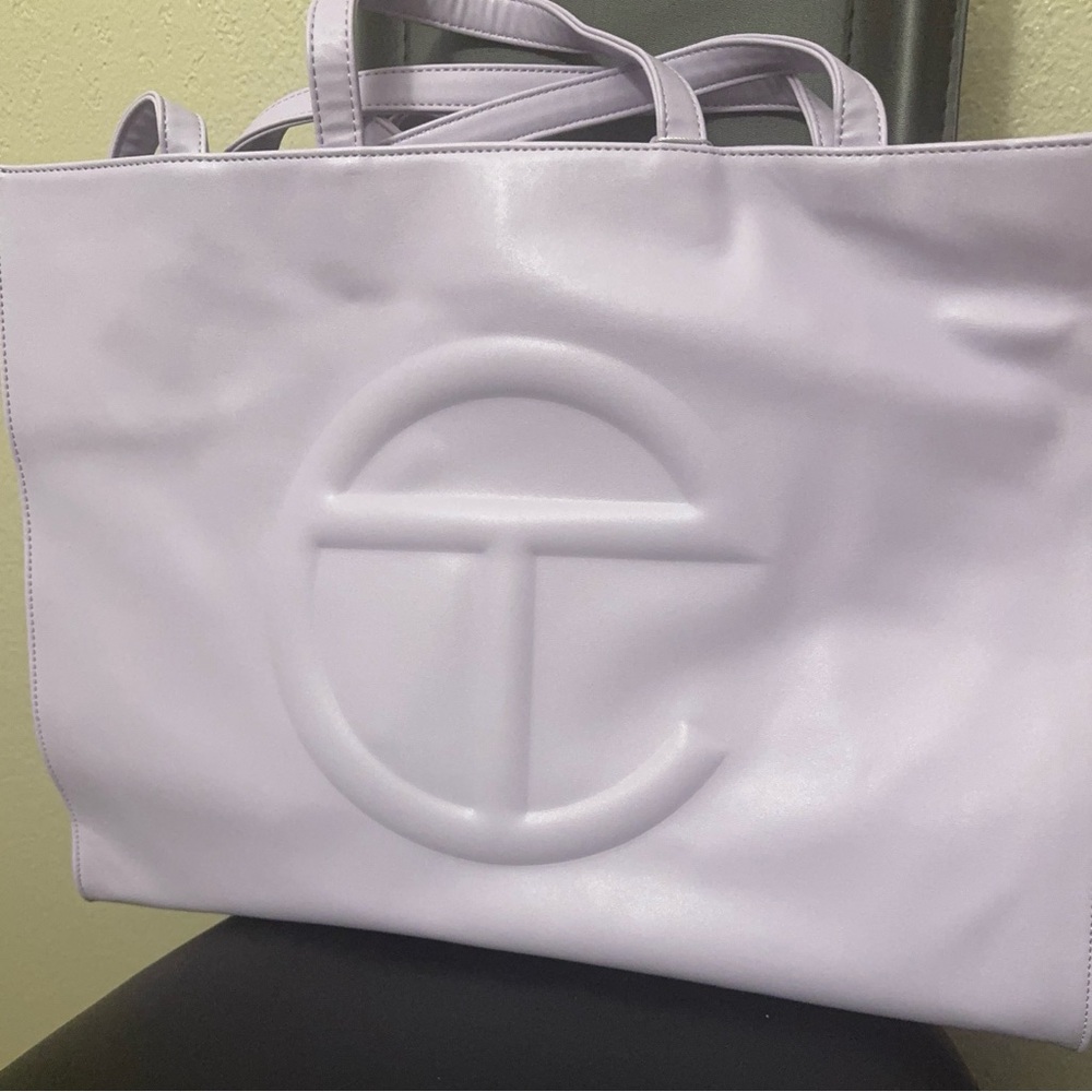 Telfar Large Lavender shopping bag